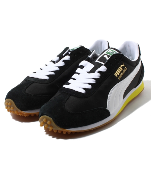 PUMA(プーマ)の「PUMA プーマ ホワールウィンド クラシック ランニング(スニーカー・メンズ・ブラック/レッド/イエロー/グリーン/ブルー・26cm/26.5cm/27cm/27.5cm/28cm)」の2枚目の写真