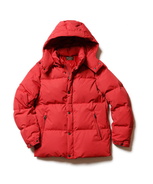 MR.OLIVE（ミスターオリーブ）の「WATER PROOF MICRO TWILL / 2 WAY DOWN JACKET（ダウンジャケット/コート・メンズ・ブラック/ベージュ/ネイビー/レッド・SMALL/MEDIUM/LARGE/X-LARGE）」の7枚目の写真