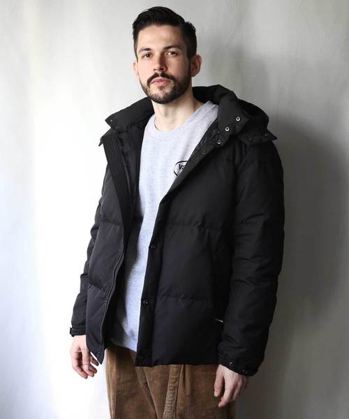 MR.OLIVE（ミスターオリーブ）の「WATER PROOF MICRO TWILL / 2 WAY DOWN JACKET（ダウンジャケット/コート・メンズ・ブラック/ベージュ/ネイビー/レッド・SMALL/MEDIUM/LARGE/X-LARGE）」の13枚目の写真