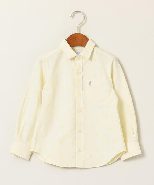 green label relaxing(グリーンレーベルリラクシング)の「【キッズ】オックスフォードシャツ(シャツ/ブラウス・キッズ・イエロー/オフホワイト/ライトブルー・105/135/125/115/95)」の1枚目の写真