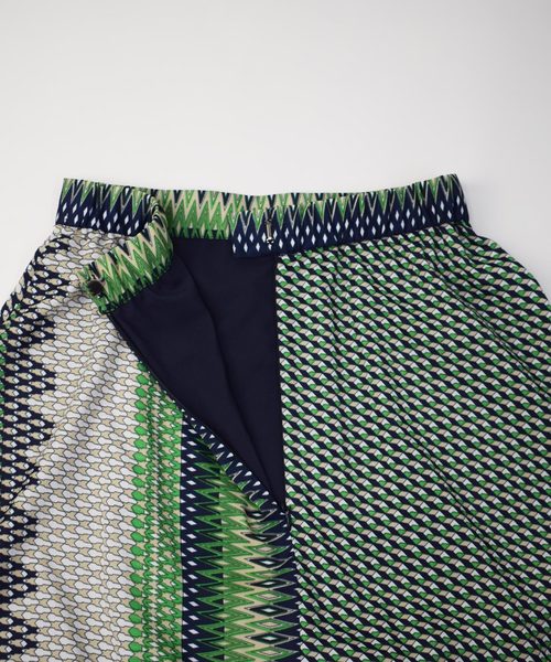 PICCIN（ピッチン）の「幾何学プリントスカート（スカート・レディース・グリーン系その他/オレンジ系その他・MEDIUM）」の20枚目の写真