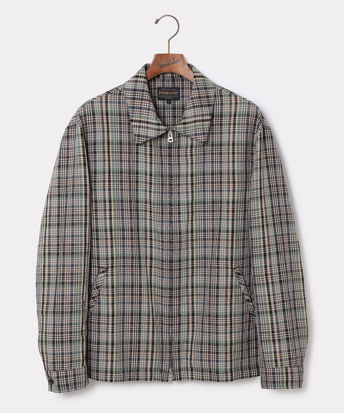 PENDLETON（ペンドルトン）の「【PENDLETON】別注 ジップブルゾン（ブルゾン・メンズ・グリーン系その他/ブルー系その他・M/L）」の2枚目の写真
