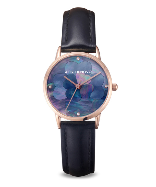 ALLY DENOVO(アリーデノヴォ)の「〈ALLY DENOVO/アリーデノヴォ〉Chloris Pearl/クロリスパール(腕時計)」|ブラック