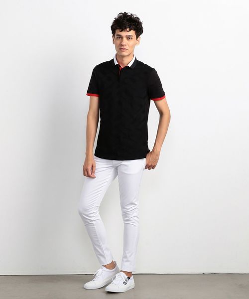 ARMANI EXCHANGE（アルマーニエクスチェンジ）の「【A|Xアルマーニ エクスチェンジ】AXエンボスロゴ　ポロシャツ（ポロシャツ・メンズ・ブラック/ホワイト・LARGE/MEDIUM/SMALL/X-SMALL/X-LARGE）」の10枚目の写真