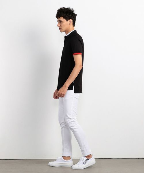 ARMANI EXCHANGE（アルマーニエクスチェンジ）の「【A|Xアルマーニ エクスチェンジ】AXエンボスロゴ　ポロシャツ（ポロシャツ・メンズ・ブラック/ホワイト・LARGE/MEDIUM/SMALL/X-SMALL/X-LARGE）」の15枚目の写真