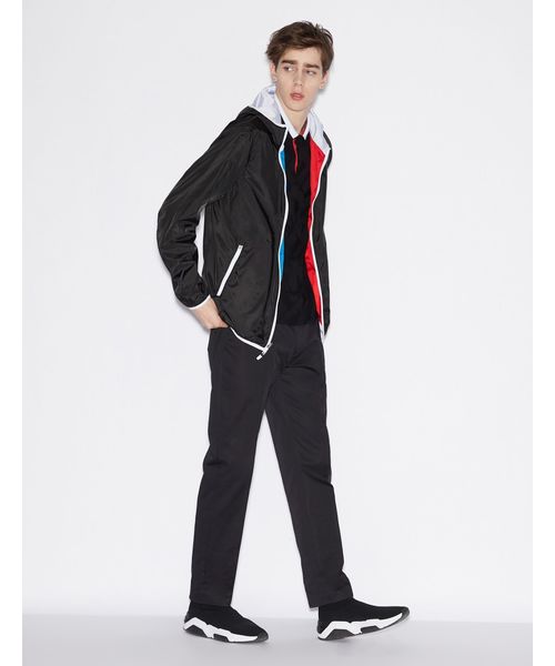 ARMANI EXCHANGE（アルマーニエクスチェンジ）の「【A|Xアルマーニ エクスチェンジ】AXエンボスロゴ　ポロシャツ（ポロシャツ・メンズ・ブラック/ホワイト・LARGE/MEDIUM/SMALL/X-SMALL/X-LARGE）」の4枚目の写真