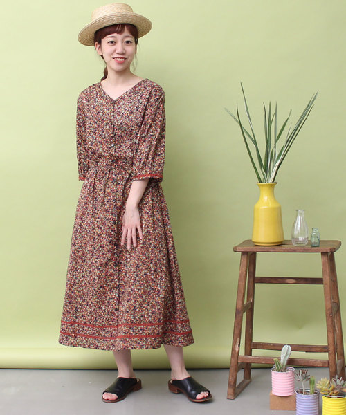 Par Ici パーリッシィ の インドsmall Flower 2wayワンピース ワンピース Wear