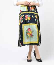 【MUVEIL】スカーフパネルスカート(fruit)
