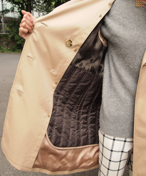 BEAUTY&YOUTH UNITED ARROWS(ビューティーアンドユースユナイテッドアローズ)の「BYTF レギュラートレンチライナーコート ◆(トレンチコート・レディース・ベージュ・SMALL/MEDIUM)」の3枚目の写真