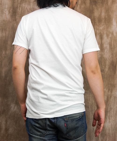 goa（ゴア）の「WORKERS LOGOｿﾌﾄ天竺tee（Tシャツ/カットソー・メンズ・オフホワイト/グレー/ベージュ/カーキ・FREE）」の12枚目の写真