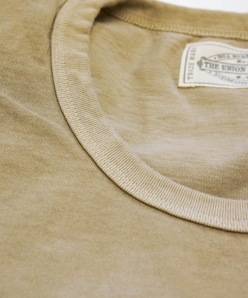 goa（ゴア）の「WORKERS LOGOｿﾌﾄ天竺tee（Tシャツ/カットソー・メンズ・オフホワイト/グレー/ベージュ/カーキ・FREE）」の16枚目の写真