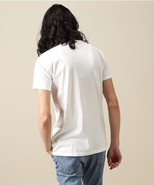 goa（ゴア）の「WORKERS LOGOｿﾌﾄ天竺tee（Tシャツ/カットソー・メンズ・オフホワイト/グレー/ベージュ/カーキ・FREE）」の6枚目の写真