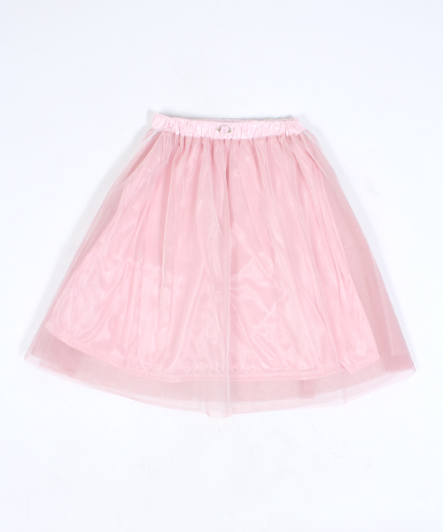 WEGO（ウィゴー）の「∴【Silent Siren×WEGO】チュールミドルスカート（スカート・レディース・オフホワイト/ブラック/サックスブルー/ライトピンク・FREE）」の4枚目の写真