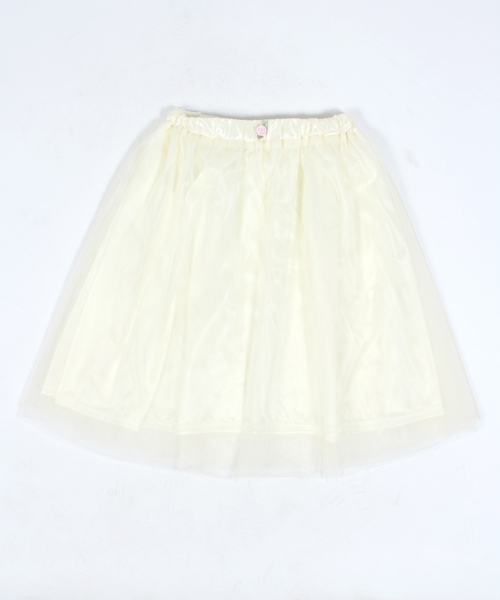 WEGO（ウィゴー）の「∴【Silent Siren×WEGO】チュールミドルスカート（スカート・レディース・オフホワイト/ブラック/サックスブルー/ライトピンク・FREE）」の2枚目の写真
