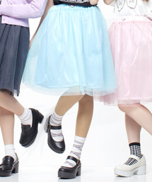 WEGO | ∴【Silent Siren×WEGO】チュールミドルスカート(スカート)