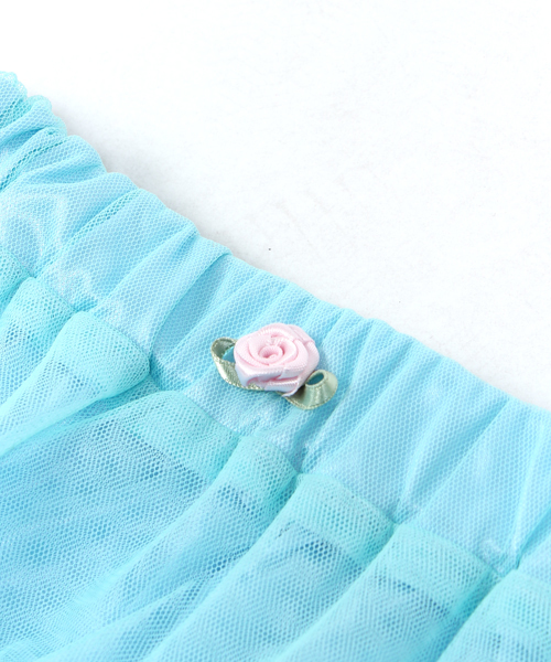 WEGO（ウィゴー）の「∴【Silent Siren×WEGO】チュールミドルスカート（スカート・レディース・オフホワイト/ブラック/サックスブルー/ライトピンク・FREE）」の5枚目の写真