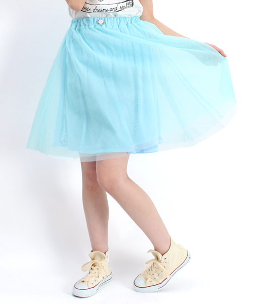 WEGO（ウィゴー）の「∴【Silent Siren×WEGO】チュールミドルスカート（スカート・レディース・オフホワイト/ブラック/サックスブルー/ライトピンク・FREE）」の8枚目の写真