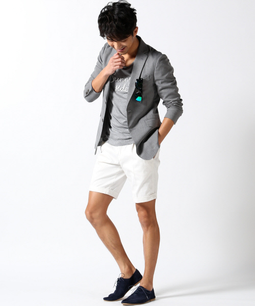 ABAHOUSE(アバハウス)の「コンパクトチノストレッチ ショートパンツ(チノパンツ・メンズ・ホワイト/ベージュ/インディゴブルー・4/3/1/2)」の5枚目の写真