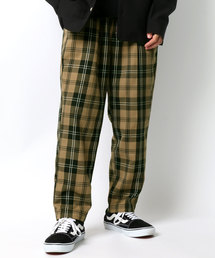 KANGOL | 【19AW】新作 KANGOL/カンゴール チェックワイドテーパードパンツ(その他パンツ)
