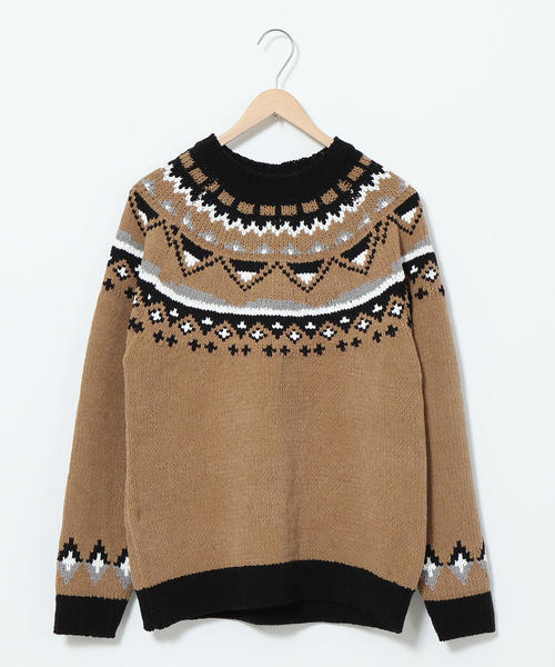 coen(コーエン)の「モールキュウシンクルーネックニット(ニット/セーター・メンズ・ベージュ/ホワイト・X-LARGE/MEDIUM/SMALL/LARGE)」の10枚目の写真