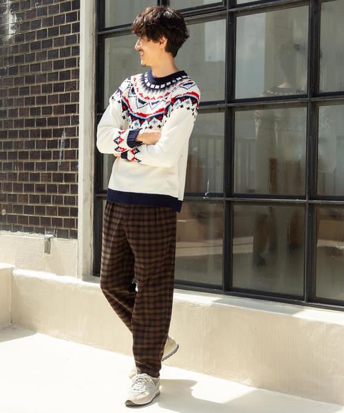 coen(コーエン)の「モールキュウシンクルーネックニット(ニット/セーター・メンズ・ベージュ/ホワイト・X-LARGE/MEDIUM/SMALL/LARGE)」の13枚目の写真