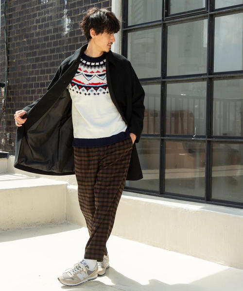 coen(コーエン)の「モールキュウシンクルーネックニット(ニット/セーター・メンズ・ベージュ/ホワイト・X-LARGE/MEDIUM/SMALL/LARGE)」の12枚目の写真