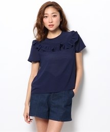 mystic | チェックフリルブラウス(シャツ/ブラウス)