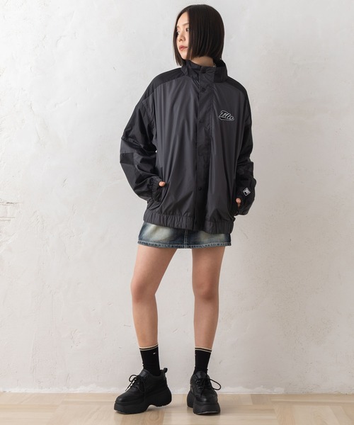 FILA（フィラ）の「【FILA/フィラ】ブランド ロゴ オーバーサイズ 切替 スタンドジャケット ジャンパー（ナイロンジャケット・メンズ・ブラック/ネイビー/ブルー系その他3/ブルー/スミクロ/カーキ・LL/M/L）」の11枚目の写真