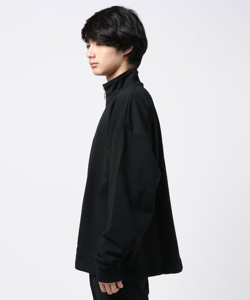 WEGO(ウィゴー)の「WEGO/ドローストリングルーズハーフジップビッグシルエットプルオーバー(スウェット・メンズ・ホワイト/ブラック/グリーン系その他・LARGE/MEDIUM)」の18枚目の写真