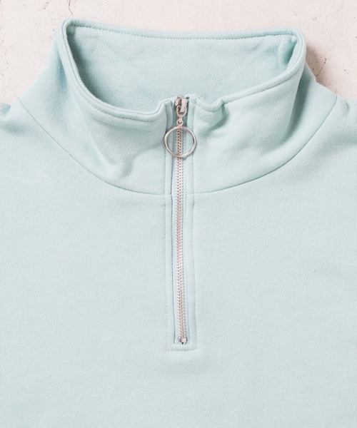 WEGO(ウィゴー)の「WEGO/ドローストリングルーズハーフジップビッグシルエットプルオーバー(スウェット・メンズ・ホワイト/ブラック/グリーン系その他・LARGE/MEDIUM)」の16枚目の写真