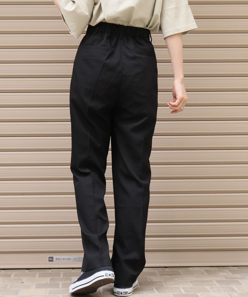 tiptop(ティップトップ)の「【web限定アイテム】センタープレスパンツ(スラックス・レディース・ブラウン/サックスブルー/ピンク/ライトグリーン/ブラック/アイボリー/グリーン/A/B・FREE)」の15枚目の写真