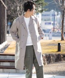 ステンカラーコート チェック柄 の人気ランキング メンズ Zozotown