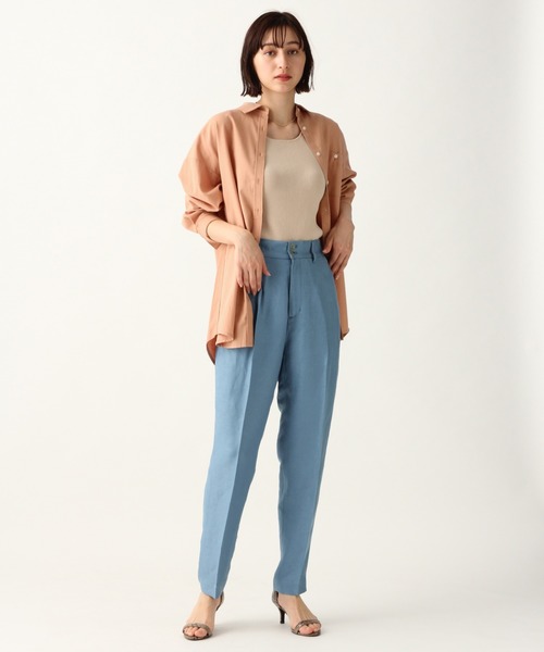 A part by（アパートバイ）の「CoTeLiオーバーシャツ 910307（シャツ/ブラウス・レディース・アイボリー/ブラック系その他/ブラウン系その他/オレンジ・FREE）」の6枚目の写真