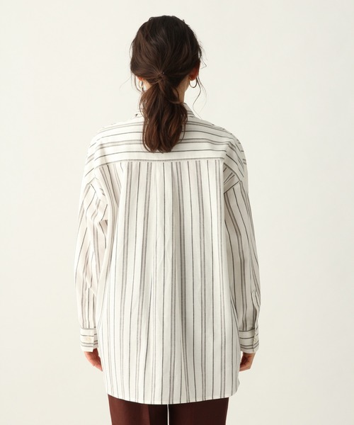 A part by（アパートバイ）の「CoTeLiオーバーシャツ 910307（シャツ/ブラウス・レディース・アイボリー/ブラック系その他/ブラウン系その他/オレンジ・FREE）」の12枚目の写真