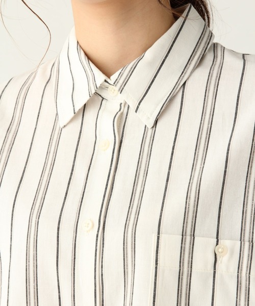 A part by（アパートバイ）の「CoTeLiオーバーシャツ 910307（シャツ/ブラウス・レディース・アイボリー/ブラック系その他/ブラウン系その他/オレンジ・FREE）」の13枚目の写真