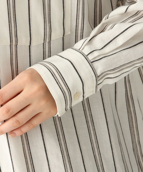 A part by（アパートバイ）の「CoTeLiオーバーシャツ 910307（シャツ/ブラウス・レディース・アイボリー/ブラック系その他/ブラウン系その他/オレンジ・FREE）」の17枚目の写真