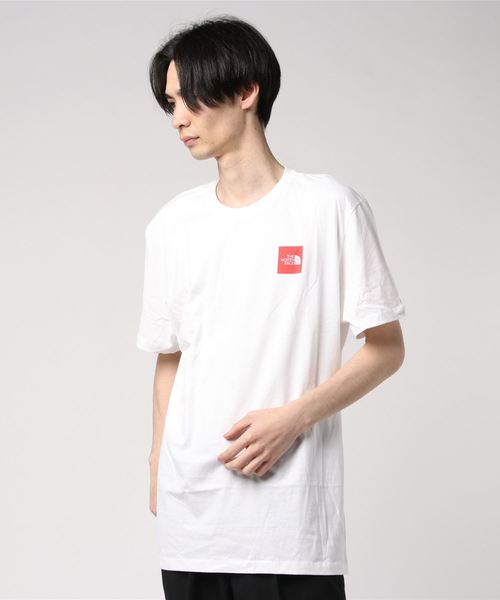 THE NORTH FACE(�U�m�[�X�t�F�C�X)��THE NORTH FACE �U�E�m�[�X�t�F�C�X S/S BOX TEE �{�b�N�X���S�v�����g T�V���c(T�V���c/�J�b�g�\�[)