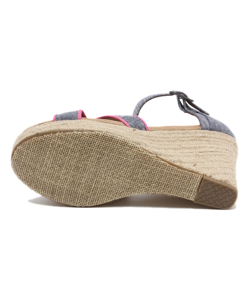 TOMS（トムス）の「ウィメンズ トムス ストラップ ウェッジサンダル TOMS W STRAPPY WEDGES（サンダル・レディース・ベージュ/ライトブルー/ブルー/オレンジ/ブラック・22.5cm/22cm/23.5cm/23cm/24cm/24.5cm）」の7枚目の写真