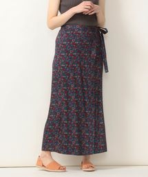 SHIPS any:PARIS AUTHENTIQUE プリントラップライクスカート◇