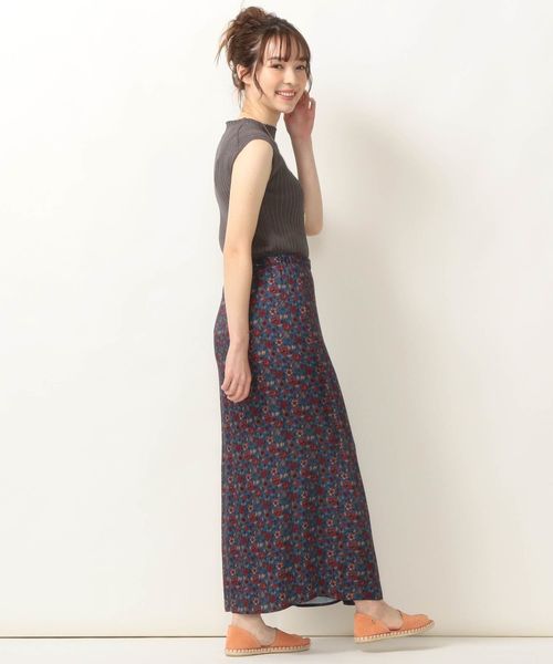 SHIPS any（シップス エニィ）の「SHIPS any:PARIS AUTHENTIQUE プリントラップライクスカート◇（スカート・レディース・ネイビー/グレー/イエロー/ブルー/チャコールグレー・38/36）」の20枚目の写真