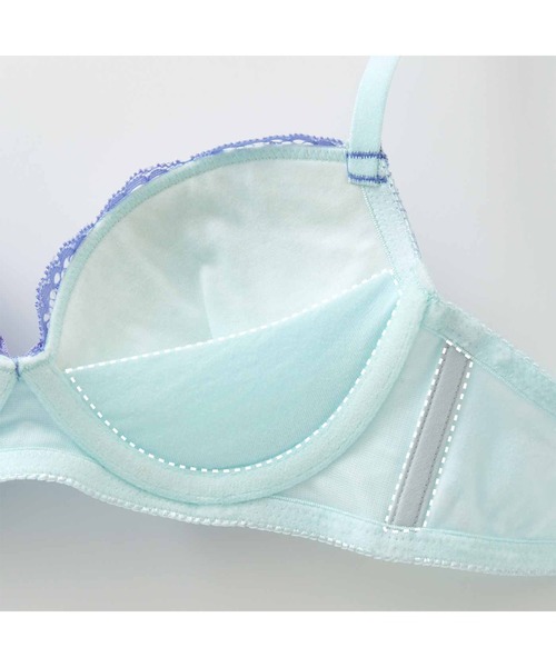 flufeel（フラフィール）の「毎日おそろいで心ときめく　ブラ＆ショーツ＆サニタリーショーツ（ブラ&ショーツ・レディース・パープル/オレンジ/ピンク系その他・1/11/8/10/9/7/12/18/19/21/2/4/22/20/17/15 /14/13/5/3/6）」の6枚目の写真