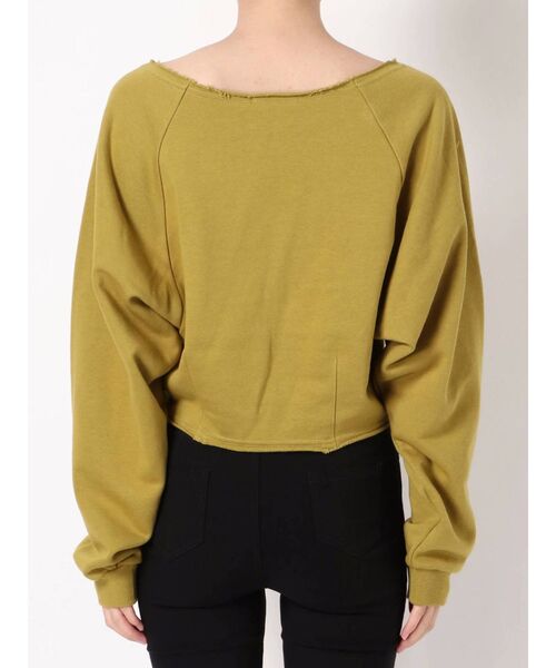 EMODA（エモダ）の「マークウエストショートプルオーバー（Tシャツ/カットソー・レディース・ブラック/パープル/グレー/カーキ・FREE）」の11枚目の写真