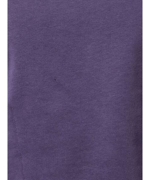 EMODA（エモダ）の「マークウエストショートプルオーバー（Tシャツ/カットソー・レディース・ブラック/パープル/グレー/カーキ・FREE）」の5枚目の写真