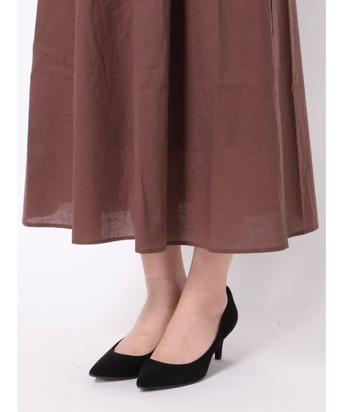 dazzlin（ダズリン）の「バックミニリボンロングワンピース（ワンピース・レディース・ブラウン/オフホワイト/グリーン・FREE）」の18枚目の写真