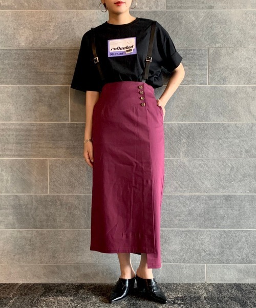 PAGEBOY（ページボーイ）の「ゴウヒサスツキナロースカート（スカート・レディース・ブラック/グレイッシュベージュ/レッド系その他・MEDIUM/SMALL）」の10枚目の写真