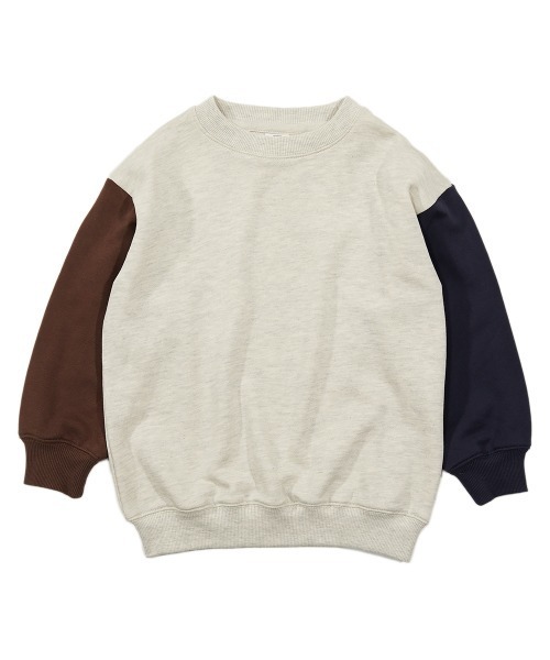 devirock(デビロック)の「BIGシルエットスウェットトレーナー(スウェット・キッズ・ライトブラウン/ダークブラウン/パープル系その他/ネイビー/スミクロ/ブラウン系その他/杢グレー・120cm/130cm/160cm/110cm/100cm/150cm/90cm/140cm/80cm)」の19枚目の写真