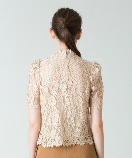 ブラウス シャツ 「LOULOU WILLOUGHBY」フラワーレースシャツ レディース allureville｜【LOULOU WILLOUGHBY】フラワーレースシャツ