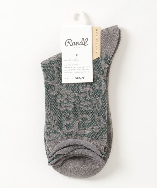 GUNZE（グンゼ）の「【RANDL（ランドル）】レディース エコファブリック（フェイクウール） ソックス（ソックス/靴下）」 WEAR