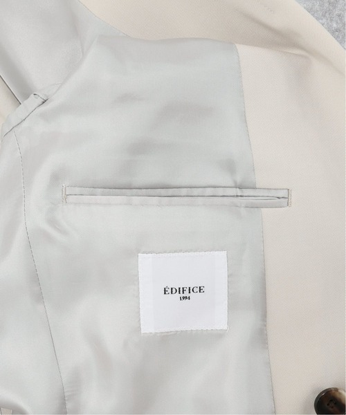 EDIFICE(エディフィス)の「T/W ギャバ ダブルジャケット【セットアップ着用可能】(テーラードジャケット・メンズ・ストーン・SMALL/MEDIUM/LARGE/X-LARGE)」の16枚目の写真