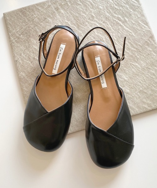 セール ラブリー ラウンドトゥ バックストラップサンダル バレエシューズ By Muni R バイ ムニール のファッション通販 Zozotown